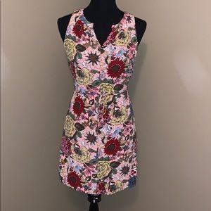 LOFT summer floral shift dress - petite